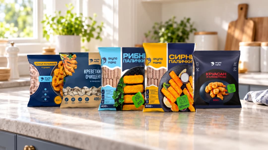 Akula Mama packaging lineup