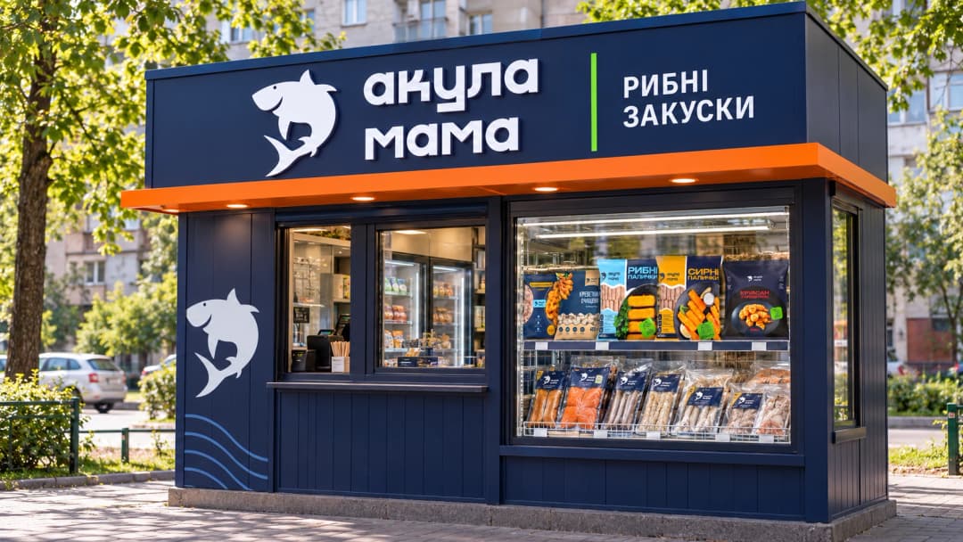 Branded Akula Mama kiosk