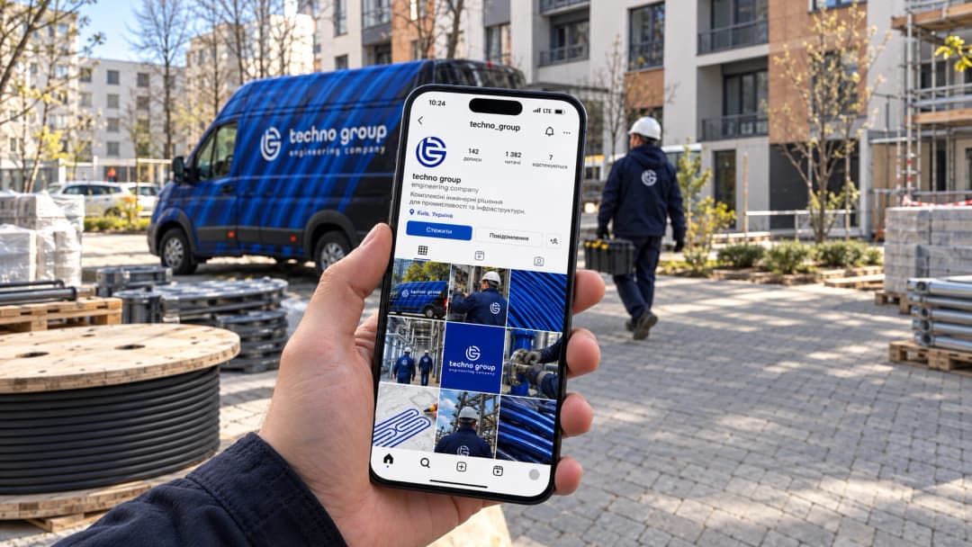 Social media on a phone