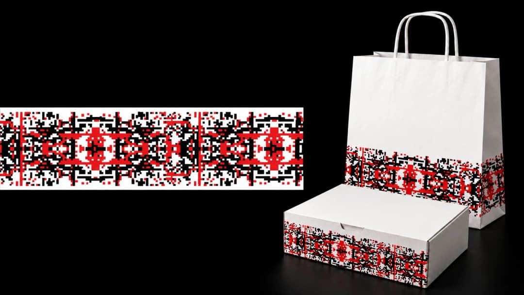 Original pattern and its application on packaging