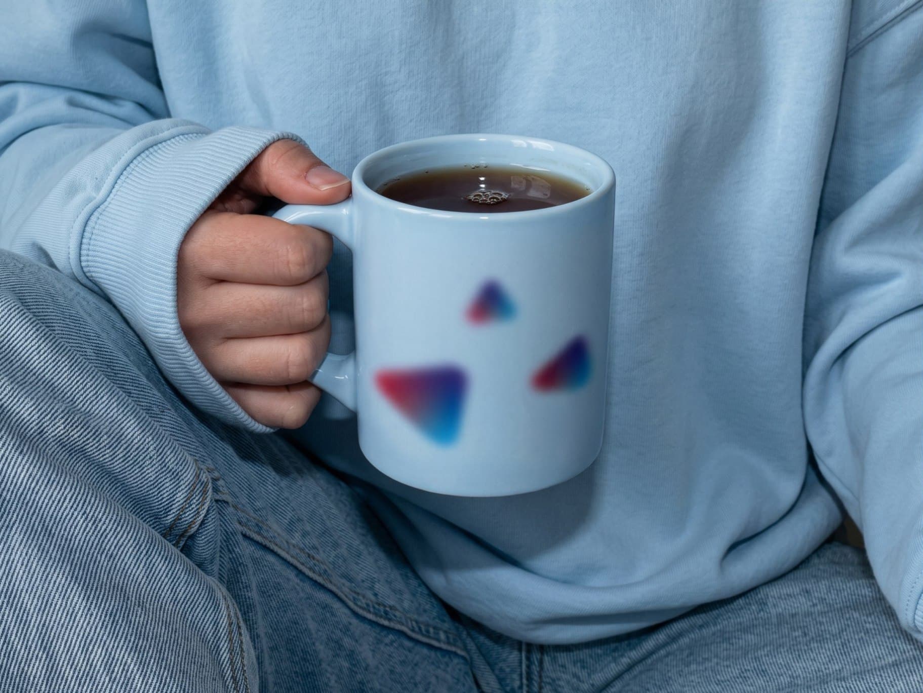 Branded mug with corporate style