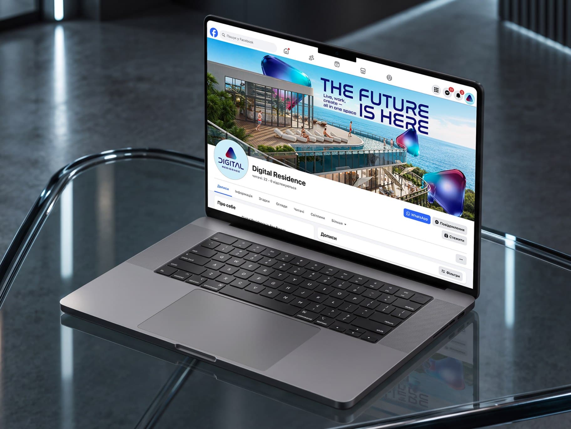 Social media content development