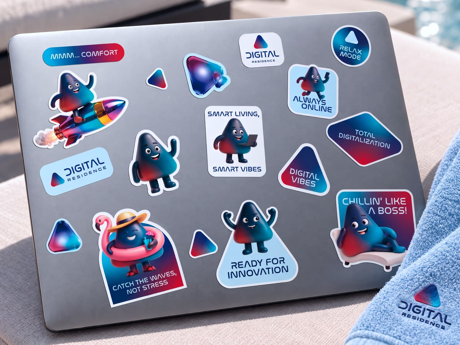 Merch and stickers for the community